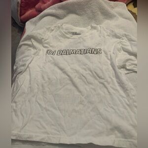 Disney 101 Dalmatians White Long Sleeve Shirt Size XS